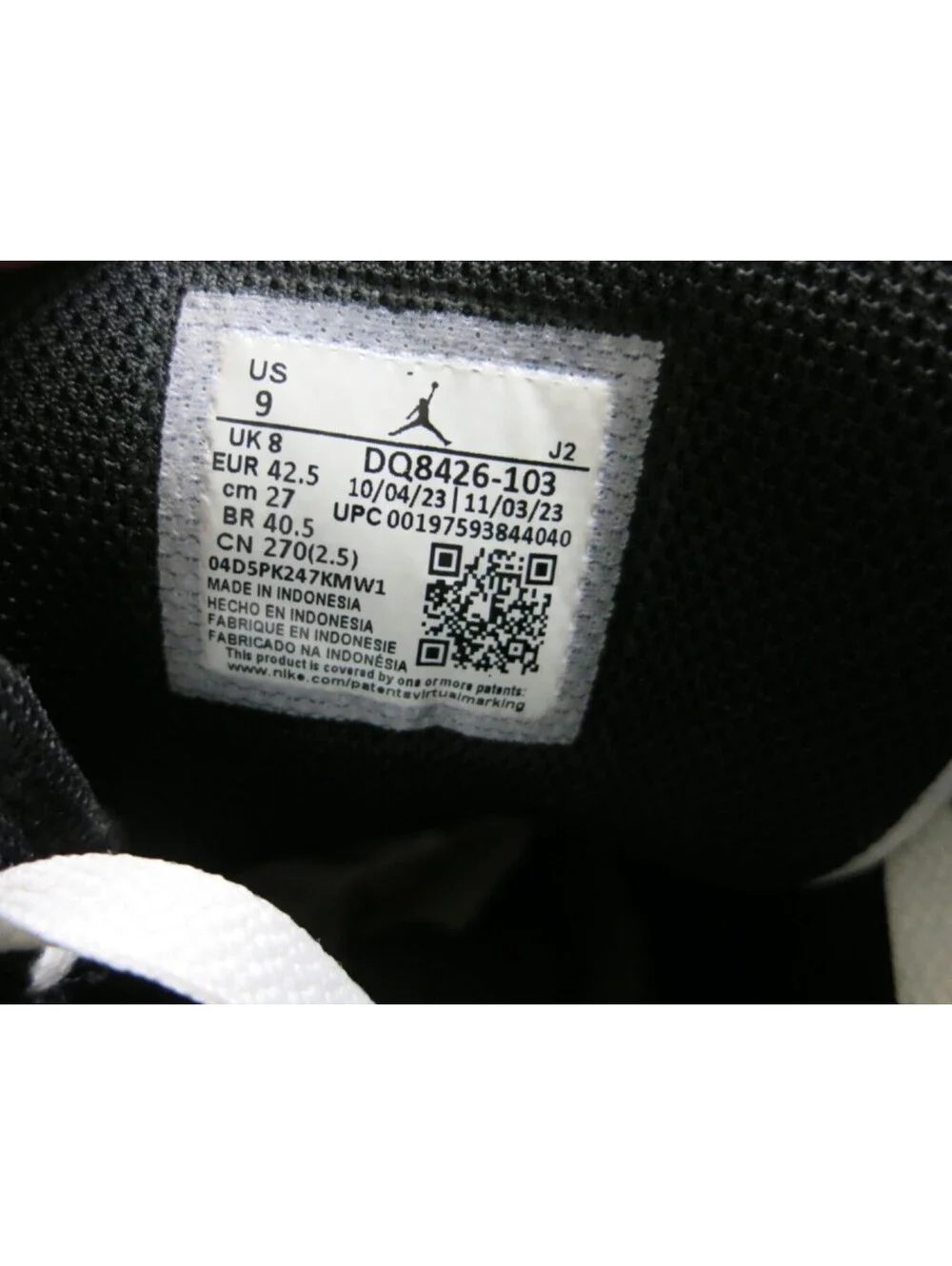 Nike Air Jordan 1 Mid Green Glow White Black Shoes Men's Size 9 (DQ8426-103)